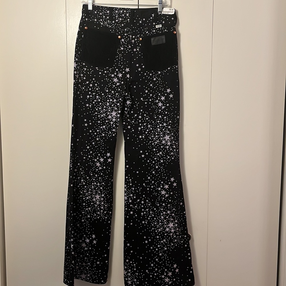 Free People X Wrangler High Rise Flare Jeans - Picture 6 of 6